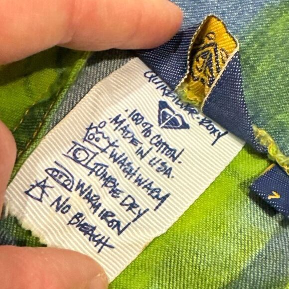 Vintage Roxy quicksilver denim tie dye dress size 7 - Picture 4 of 8